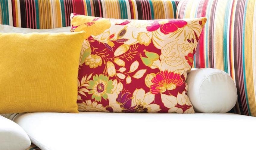 The Home Decor collection offers 100% polyester fabrics - from silky chiffon to vegan leather